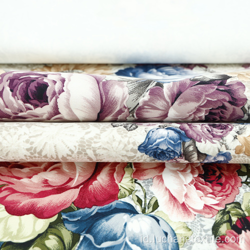 PU Wedding Furniture Sofa Print Cotton Canvas Fabric
